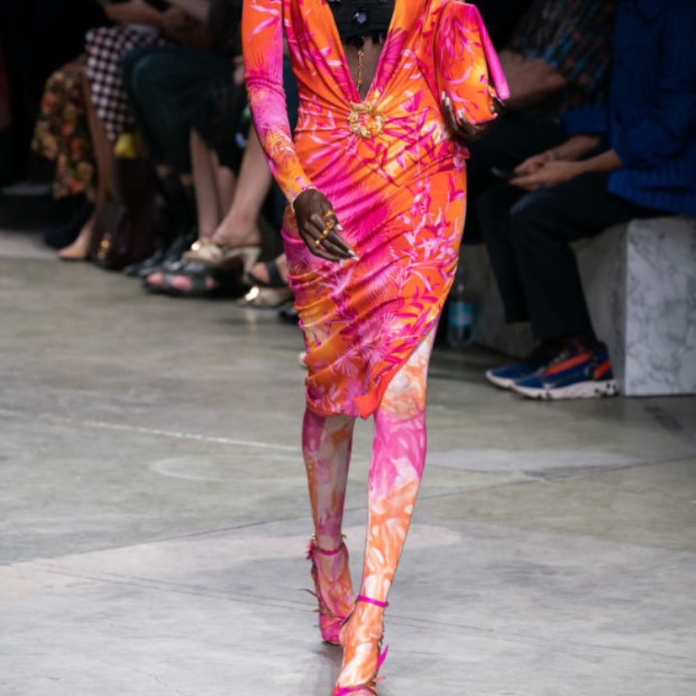 Versace 2020 Jungle Collection Dress